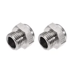 Uxcell Exhaust Muffler G1/4 Male Thread Strainer Stainless Steel Breather Pne.... Fixed Price $22.89.