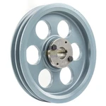 Cast Iron 8.25" Dual Groove Pulley 2 Belt A Section 4l With 1" Sheave Bushing. Fixed Price $89.95.