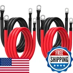 Tueletfu 6ft 4 Awg Battery Cable Gauge Cables 4awg 6 Ft. Fixed Price $97.58.