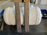 Penway 3 Gallon Horizontal Air Receiver, 8" X 16", 400 Psi, White (mattahorn). Fixed Price $225.00.