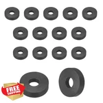 Uxcell Rubber Spacers 50mm Od 10mm Id Thick Black Anti Vibration Pads (9.... Fixed Price $20.00.