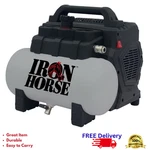 Iron Horse 1hp 1.5 Gal Quiet Oil-free Air Compressor New. Fixed Price $258.30.