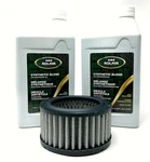 Rolair K30 Air Compressor Maintenance Kit With Synthetic Oil & Filters. Fixed Price $63.30.