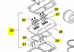 Ingersoll Rand Model Ss3 Valve Plate Assembly Replacement 97338107, 97330484. Fixed Price $156.00.
