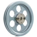 Cast Iron 8.25" Dual Groove Pulley 2 Belt A Section 4l With 5/8" Sheave Bushing. Fixed Price $89.95.