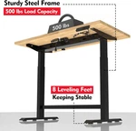 Workpro 48" Electric Standing Desk 500 Lbs Load Capacity Work Table Workbench Us. Fixed Price $254.99.