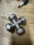 Maxline Multi Directional 3/4" Cross Fitting Tubing Compressed Air Piping M8042. Fixed Price $37.99.