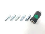 Prevost High Flow Safety Air Coupler Set Esi 071201 1/4'' Fpt & Erp 076251 Plugs. Fixed Price $46.00.