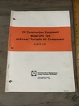 Chicago Pneumatic Portable Air Compressor Cps 185 Parts List Original Copy!. Fixed Price $79.99.