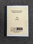 Leroi Dresser Q185 Air Compressor Parts Catalog & Shop Service Repair Manual. Fixed Price $128.42.