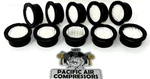 Solberg # 04 Filter Element For Fs-04, 2.3/8'' Od X 1'' Tall Usa Made 10 Pak. Fixed Price $59.00.