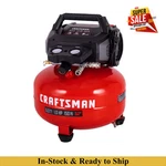 Craftsman 6-gallon Portable Electric 150 Psi Pancake Air Compressor. Fixed Price $114.99.