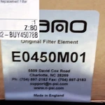 Nano E0450m01 Purification Replacement Filter Element+oem Equivalent+england. Fixed Price $199.71.
