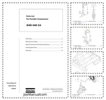 Atlas Copco Xas 446 Cd Portable Compressors Parts List Pdf. Fixed Price $35.25.