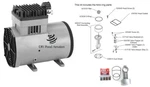 New Oem Thomas Compressor Vacuum Pump Rebuild Service Kit Sk1207 1207pk80. Fixed Price $499.99.