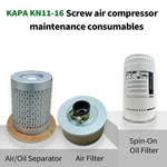 Oil Separator+oil Filter+ail Filte For Kapa Kn11-16 Screw Air Compressor Kit. Fixed Price $560.00.