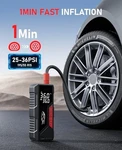 Aneson Tire Inflator Portable Air Compressor 150psi Battery Czk-dc04 - Black. Fixed Price $42.06.