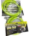 2 Legacy Hfz3806yw2b Flexzilla Whip Air Hose W/ Ball Swivel 3/8" X 6' Green. Fixed Price $34.99.
