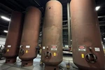 2009 Silvan 2200 Gallon Vertical Air Receiver Tank 150 Psi Asme Coded. Fixed Price $8950.00.