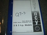 Quincy Qt-5 Airstar Compressor 3 & 5 Hp Parts Catalog Manual 50232-100 Xz. Fixed Price $72.61.
