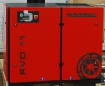 New Surplus 15 Hp Mattei Model Rvd-11 Rotary Compressor. Fixed Price $5995.00.
