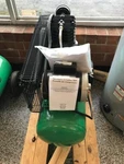 Speedaire Portable Air Compressor: Oil Lubricated, 15 Gal, Horizontal, 52ym09. Fixed Price $672.99.