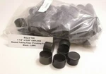 Bag Of 100 1-1/8" X 0.85" Caplugs Round Tubing Caps (finishing Cap) Black - Ldpe. Fixed Price $22.50.