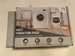 4 Pc Anti Vibration Pads For Washing Machine With Tank Tread Grip And Level. Fixed Price $11.95.