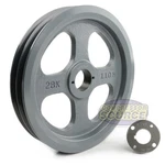 Cast Iron 10.75" Dual Groove Pulley Belt B Section 5l With 1-1/8" Sheave Bushing. Fixed Price $109.95.