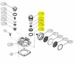 2129x, 2023910650 Suction Valve Assembly For Quincy Models X2, X3, X8. Fixed Price $144.56.
