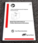 Ingersoll-rand R45n Rotary Screw Compressor Parts Catalog & Maintenance Manual. Fixed Price $127.37.