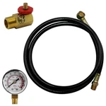 Grip Air Tank Assembly Kit - 4 Ft Hose With 1/4" Npt Tire Chuck, Brass.... Fixed Price $21.46.