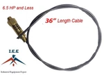 New Throttle Control Cable For Gas Air Compressors Bullwhip 36" Conrader Usa. Fixed Price $17.69.