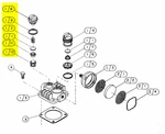 2137x Discharge Valve Assembly For Quincy Models X2, X3, X8. Fixed Price $101.92.