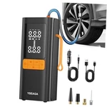 Tire Inflator Portable Air Compressor, 150psi&12v Dc Pump For Car Black. Fixed Price $32.94.