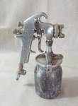 Vintage Devilbiss Type Jga-502 Paint Spray Gun & Canister. Fixed Price $59.99.
