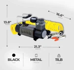 Master Mechanic 12 Volt Portable Tire Inflator With 120 Maximum Psi And Bag. Fixed Price $55.00.
