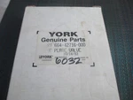 York 664-42716-000 Plate Valve New!. Fixed Price $99.99.