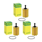 Pack Of 3 Mann Engine Oil Filter Hu719/7x - Hu 719/7 X For Audi And Volkswagen. Fixed Price $44.10.