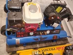 Eagle Twin Tank Wheelbarrow Air Compressor, 5.5 Hp Honda 12.5 Cfm 100 Psi. Fixed Price $891.00.