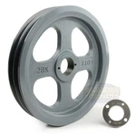 Cast Iron 10.75" 2 Groove Pulley Dual Belt B Section 5l 1-3/8" Sheave Bushing. Fixed Price $109.95.