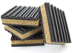 Pneumaticplus Anti Vibration Rubber & Cork Isolation Pads, Pack Of 4 (3" X 3".... Fixed Price $17.54.