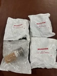 4x Arrow Asp-12 Exhaust Mufflers 1-1/2" Thread 3-11/16" L 2" Diameter #b19. Fixed Price $49.99.