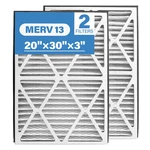 Liwedfg 20x30x3 Merv 13 Pleated Air Filter 2 Pack Compatible Zephyr Vgf Series. Fixed Price $139.20.
