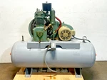 Gardner Denver Horizontal Air Compressor Atdcda 30 Gal 5hp 230/460 3ph 200 Psi. Fixed Price $1450.00.