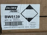 Bw5139 Baldwin Coolant Spin-on Filter Replaces Ar88276 - Factory Box Of 12. Fixed Price $199.00.