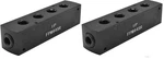 2 Interstate Pneumatics Fpm44sr 3/8"x1/4" Fpt Aluminum Rectangle Pencil Manifold. Fixed Price $34.54.