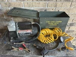 Pittsburgh Automotive 12 V 150 Psi High Volume Air Compressor W/metal Ammo Can. Fixed Price $80.00.