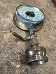 Antique Pressure Gauge Mather & Platt Park Works Manchester Brass Water 0-100psi. Fixed Price $94.78.