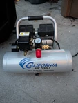 California Air Tools 2010a 2.0 Gal 120v 1hp 120 Psi Portable Compressor. Fixed Price $125.00.